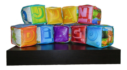 Juguete Para Bebé Cubos De Tela - - Unidad a $10000