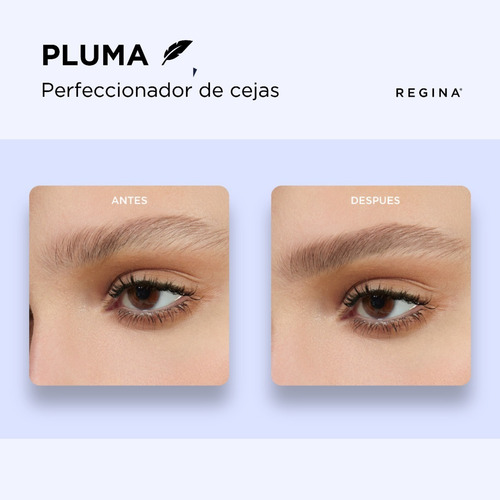 Imagen 3 de 6 de Pluma Delineador De Cejas Regina Microfibra Efecto Pelo