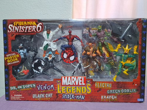 Marvel Legends Box Set 6 Siniestros Sellado Spider-man Duend