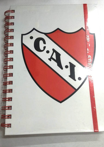 Cuaderno Tapa Dura Espiral Independiente Cai 80hjs 16x21cm