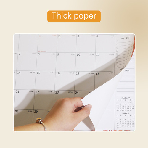 Calendario De Pared 2025: Bloques Grandes Para La Planificac