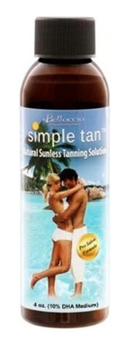 Loción Para Bronceado Belloccio Simple Tan 10 Dha Medium