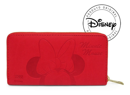 Imagem 1 de 7 de Carteira Feminina Mickey E Minnie Mouse - Disney Original