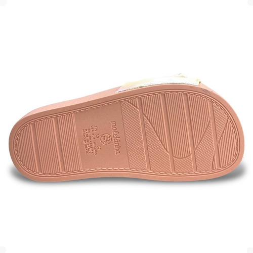 Imagem 4 de 4 de Chinelo Com Laço Slide Infantil Molekinha