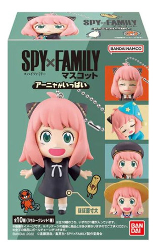 Keychain Spy X Family Shokugan Anya Forger Caja C/10 Bandai