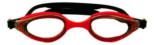 Goggles Natacion Adulto Escualo Mod Ciclope Combinado Rojo
