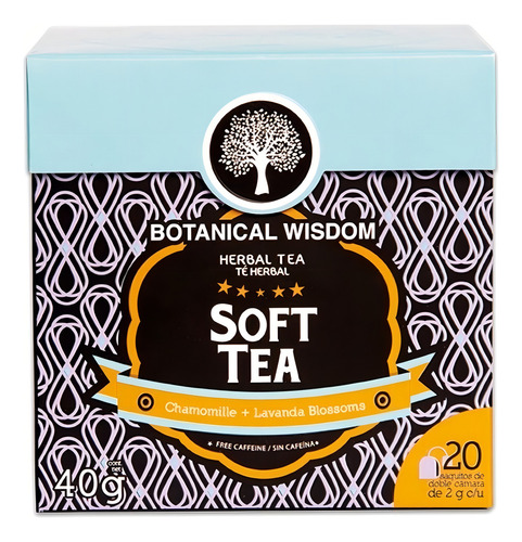 Té Manzanilla Lavanda Tea Botanical Wisdom 20 Sobres