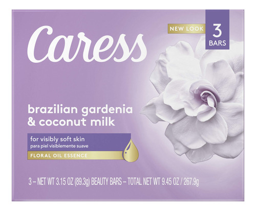 Caress Jabon De Barra De Belleza Para Piel Visiblemente Suav