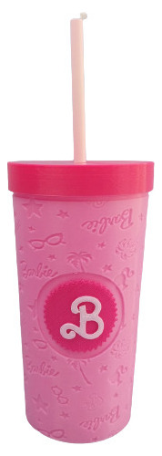 Vaso Barbie Playa - 300 Ml - Impresion 3d 