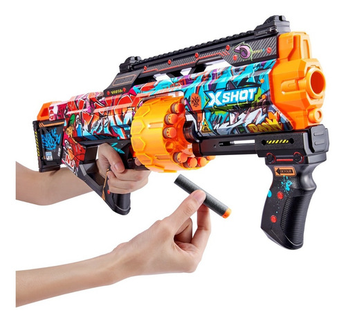 Imagen 4 de 8 de Pistola Lanza Dardos X-shot Zuru Skins Last Stand Graffiti