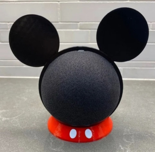 Base Soporte Para Alexa Echo Dot 4 Y 5 Mickey Mouse