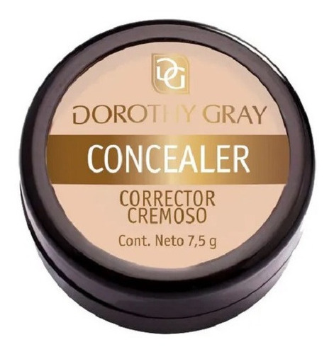 Corrector Cremoso Con Filtro Solar Uv Dorothy Gray Concealer Tono 01 Beige