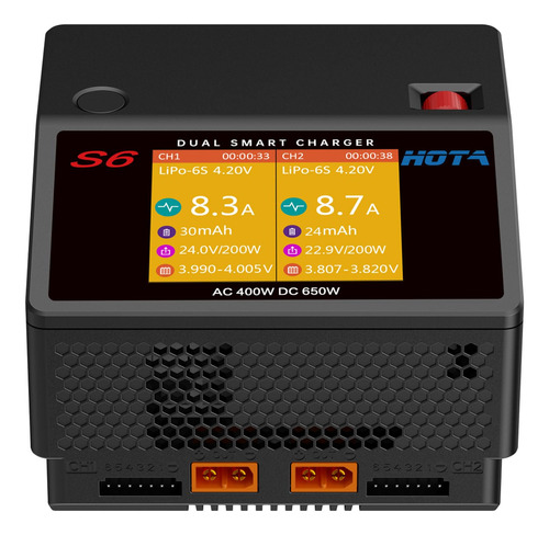 Hota S6 Cargador De Bateria: Dual Puertos Smart Balance Carg