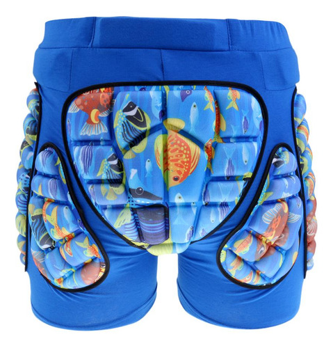 Hip Pad Snow Skate Patinaje Protección Ski Outdoor S Azul