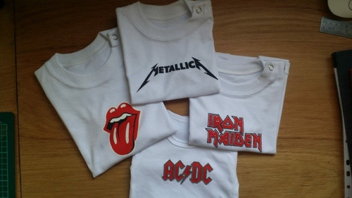 Imagen 4 de 5 de Remera Bebé Rock