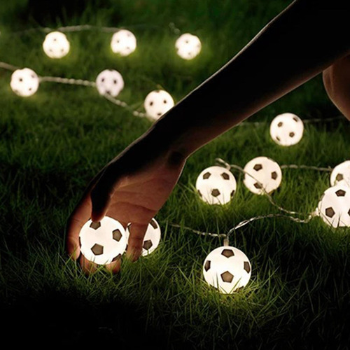 Mini Guirnaldas De Luces Led De Fútbol Cadena De Luces De 19