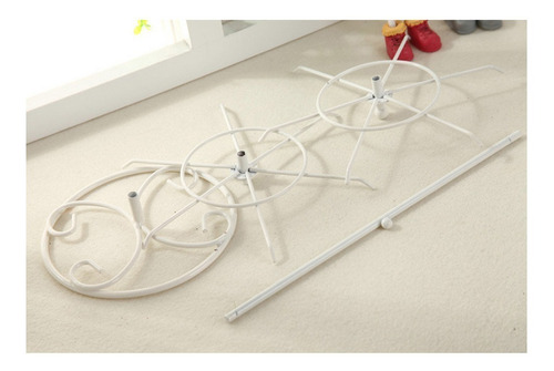 Imagen 6 de 10 de Exhibidor Simple Metalico 2 Nivel Joya Collar Llavero 41cm