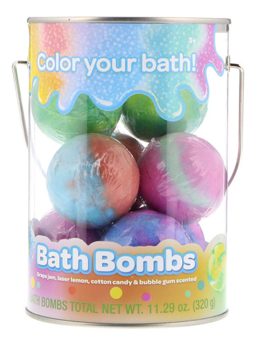 Crayola Crayola Color Your Bath Cubo Bomb  8 Unidades   1 Pa