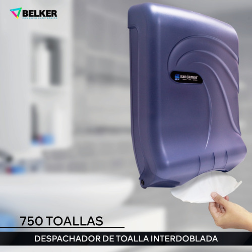 Despachador Toalla Interdoblada 750 Toallas San Jamar 1 Pza