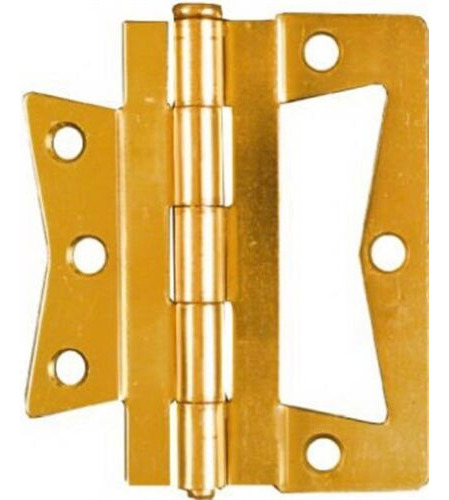 National Hardware 4 In. L Brass Steel Cabinet Hinge 2 Pk Vvf