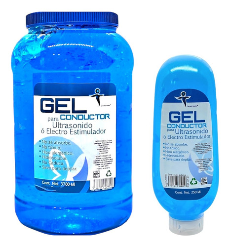 Gel Conductor Corporal 3780ml Y Un Depresible De 240ml Incl