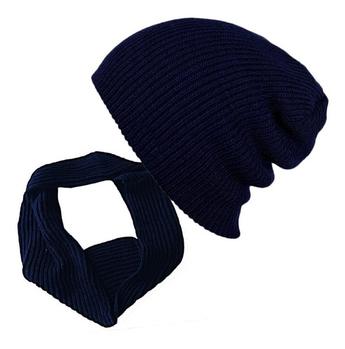 Combo Gorro Tuka+bufanda Cuello Fibra Acrílic Fashion 