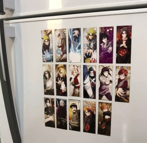 Imagen 4 de 6 de Imanes Naruto X 17 Personajes Variados - Animeras