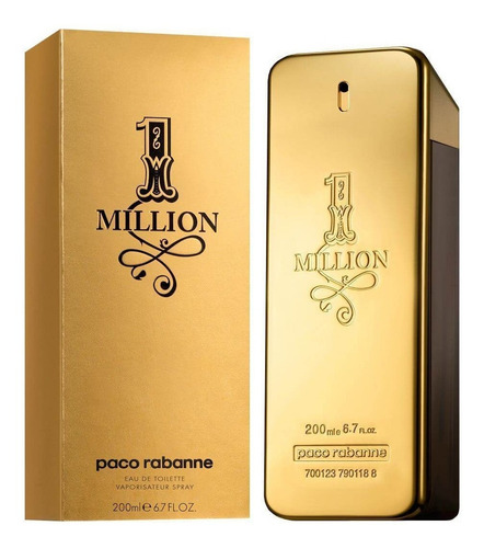 Imagen 4 de 6 de Paco Rabanne 1 Million Tradicional EDT 200 ml para hombre