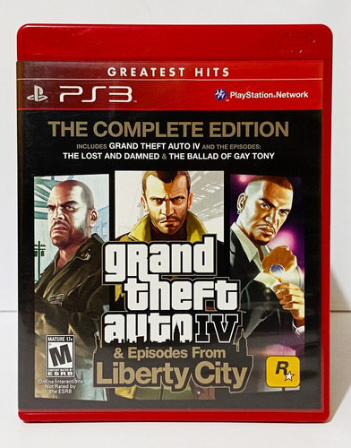 Grand Theft Auto Iv The Complete Edition Juego Ps3 Físico