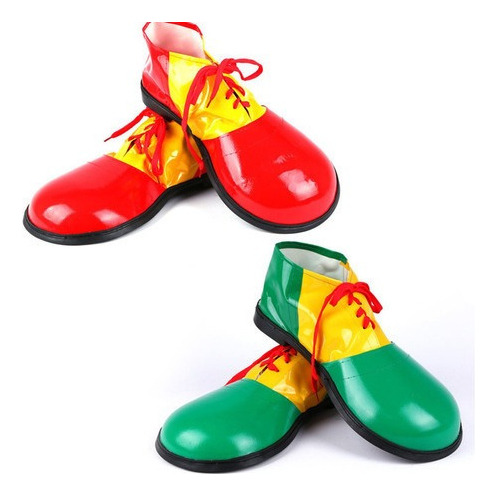 1 Par De Zapatos De Payaso De Halloween Botas Vestido Unisex