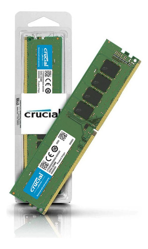 Memória Desktop 8gb Ddr4 2400 Mhz Cl17 Crucial Ct8g4dfs824a