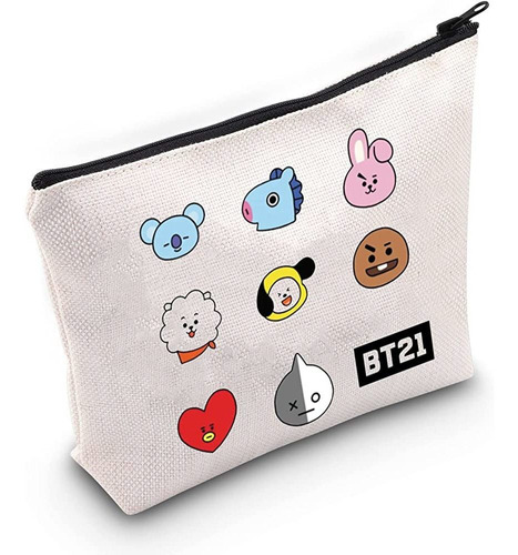 ~? Bolsa De Maquillaje De Personajes K-pop, Regalo De Bangta