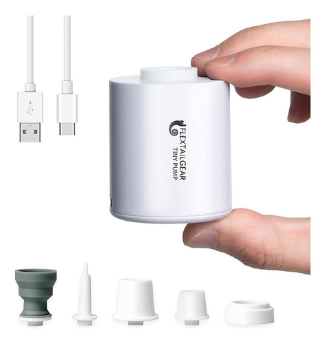 Bomba De Aire Ultra Mini Con Batería 1300mah Para Inflar Des