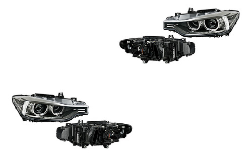 Set Faros Delanteros Depo Bmw 328i 2013 - 2015