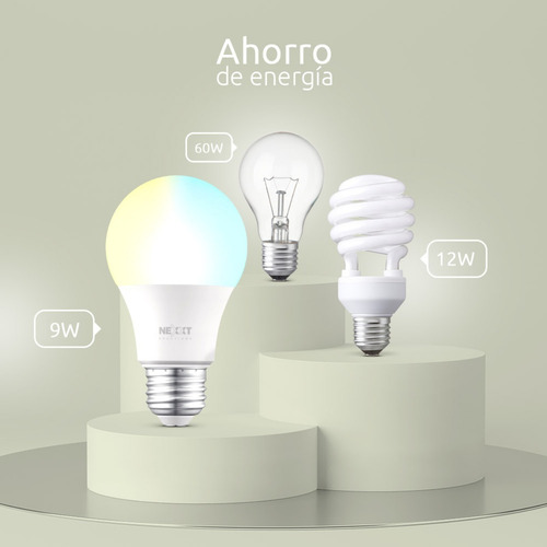 Ampolleta Inteligente Nexxt Wi-fi Calido y Frío E27