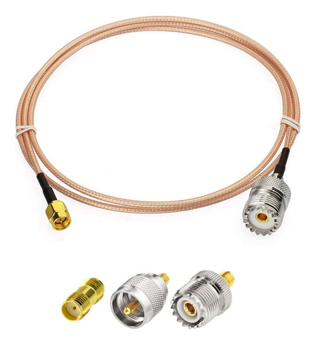 Superbat Cable Coaxial Sma Macho A So239 Rf Coaxial De 20 Pu