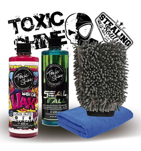 Toxic Shine | Kit Combo Lavado | Básico #54 | Shampoo + Cera