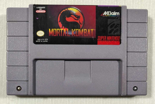 Mortal Kombat  Snes  Super Nintendo ¡envío Inmediato!