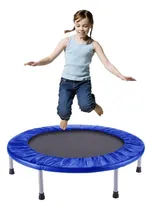 Comprar Trampolín Cama Elástica Ejercicio Cardio Brincolin 100cms Color de la lona de salto Negro