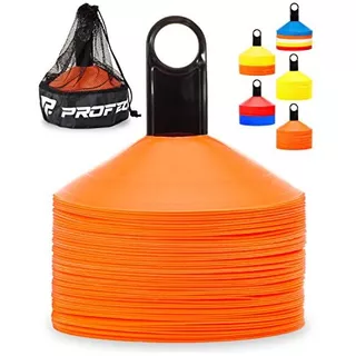 Pro Disc Cones - Juego De 50 Conos De Fútbol Agility C...