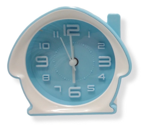 Reloj Despertador  Forma Casa Plástico Regaleria Decorativo
