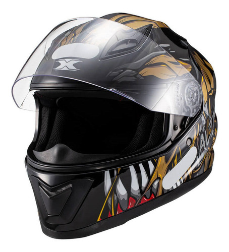 Capacete Motoqueiro Texx Hawk Alien Esportivo Moto