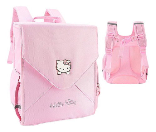 Mochila Escolar Sanrio Hello Kitty Para Niñas De Primaria