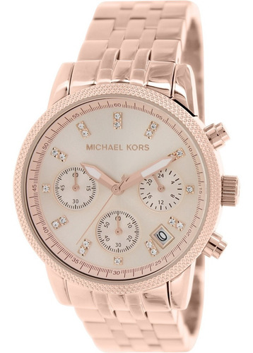 Reloj Michael Kors Para Mujer Mk6077-tono Oro Rosa