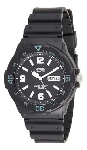 Casio Mrw-200h-1b2vdf Reloj De Resina Negra Y Esfera Mrw200 