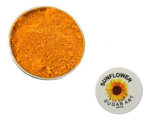 Polvo Mate Comestible Sunflower Matizador Naranja  Pd-011