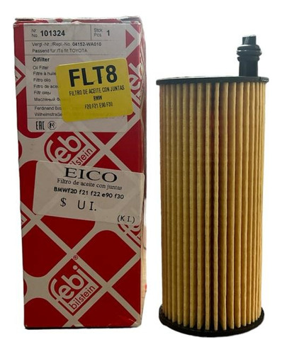 Filtro De Aceite Con Juntas Bmw F20 F21 E90 F30 Febi