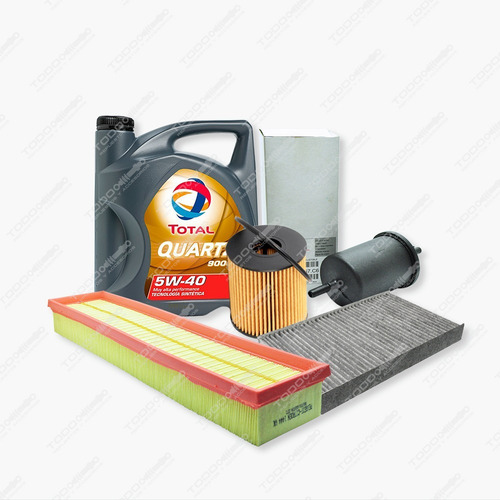 Kit 4 Filtros Originales + Aceite Peugeot 308 1.6 Nafta 16v