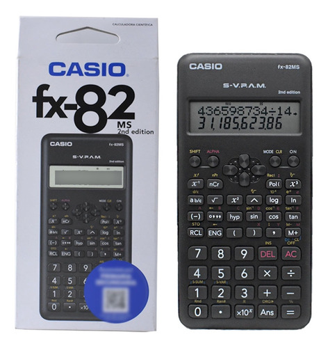 Calculadora Científica Casio Fx-82 Ms 2 Nivel Secundaria Negro (Usado)