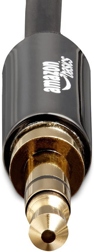 Cable Auxiliar Audio Estéreo Macho A Macho 0.138 In, 3.9 Ft